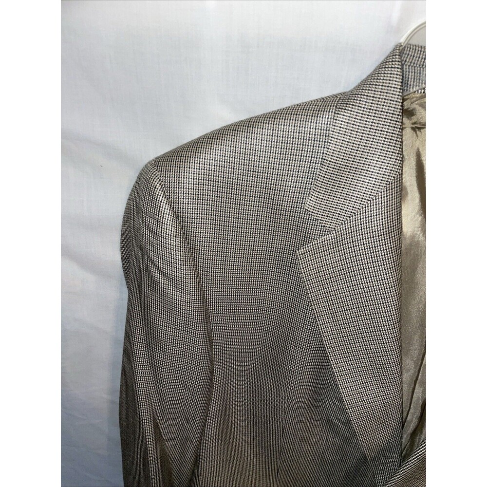 Ralph Ralph Lauren Men’s Dress Blazer Size 44L Gold Business Formal City - Picture 5 of 12